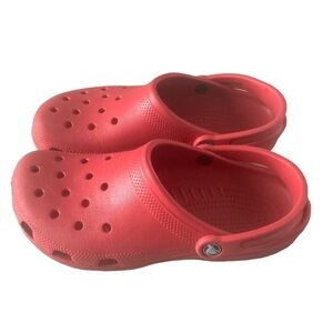 Crocs unisex adults unisex classic clogs red size 10 women’s Sz 8 men’s